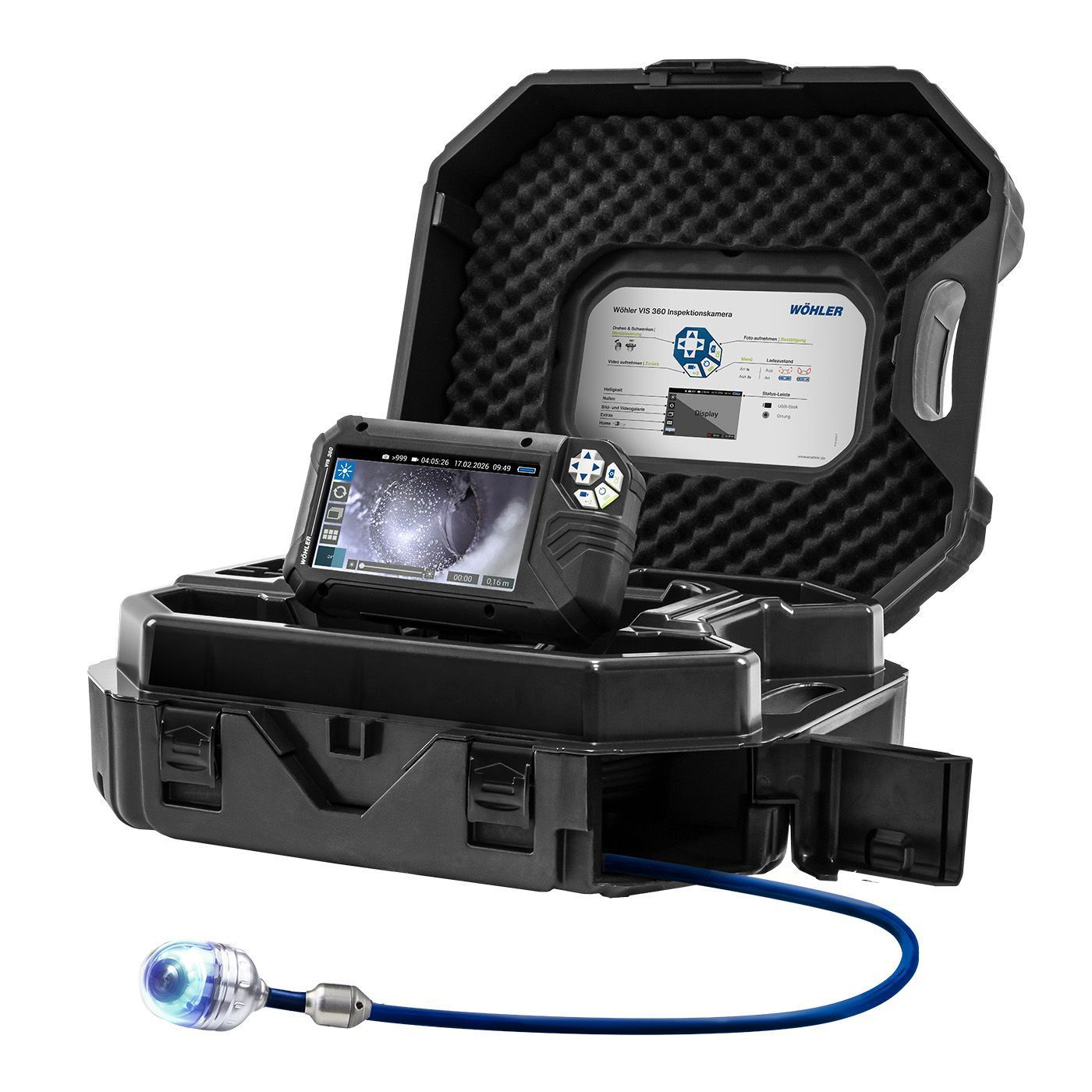 A- Wohler VIS 360 Sewer Camera